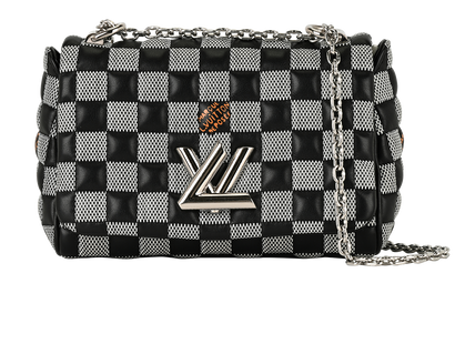 Twist BB, £1,500, Handbags, Black/White, Leather, Front view